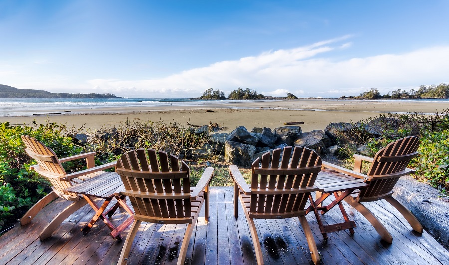 Chesterman Beach bei Tofino, Vancouver Island