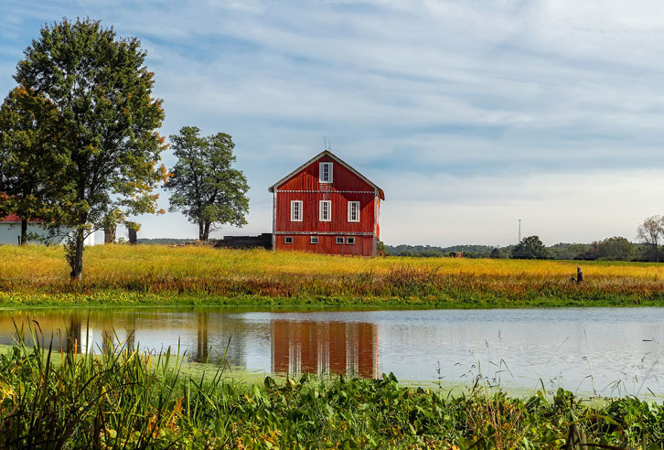 typisches Farmhaus in Ohio