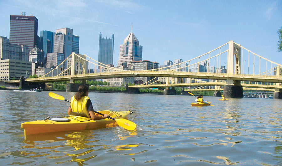 Pittsburgh per Paddel