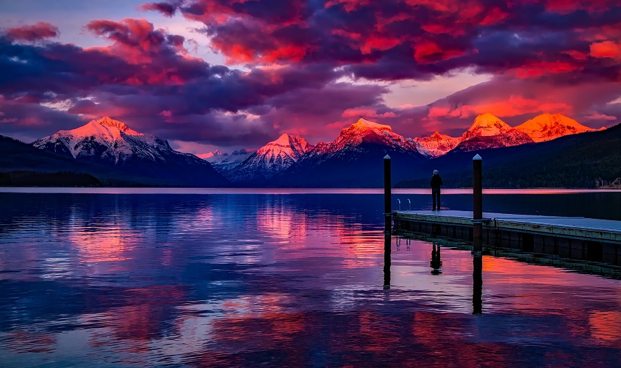 Lake McDonald, Glacier Nationalpark, Montana