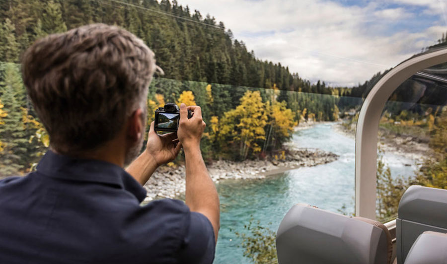 GoldLeaf-Abteil des Rocky Mountaineer