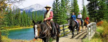 Reitausflug in den Rockies